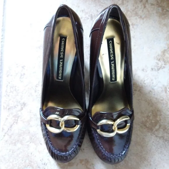 CHINESE LAUNDRY degree dark academia heels 8 - Picture 2 of 7